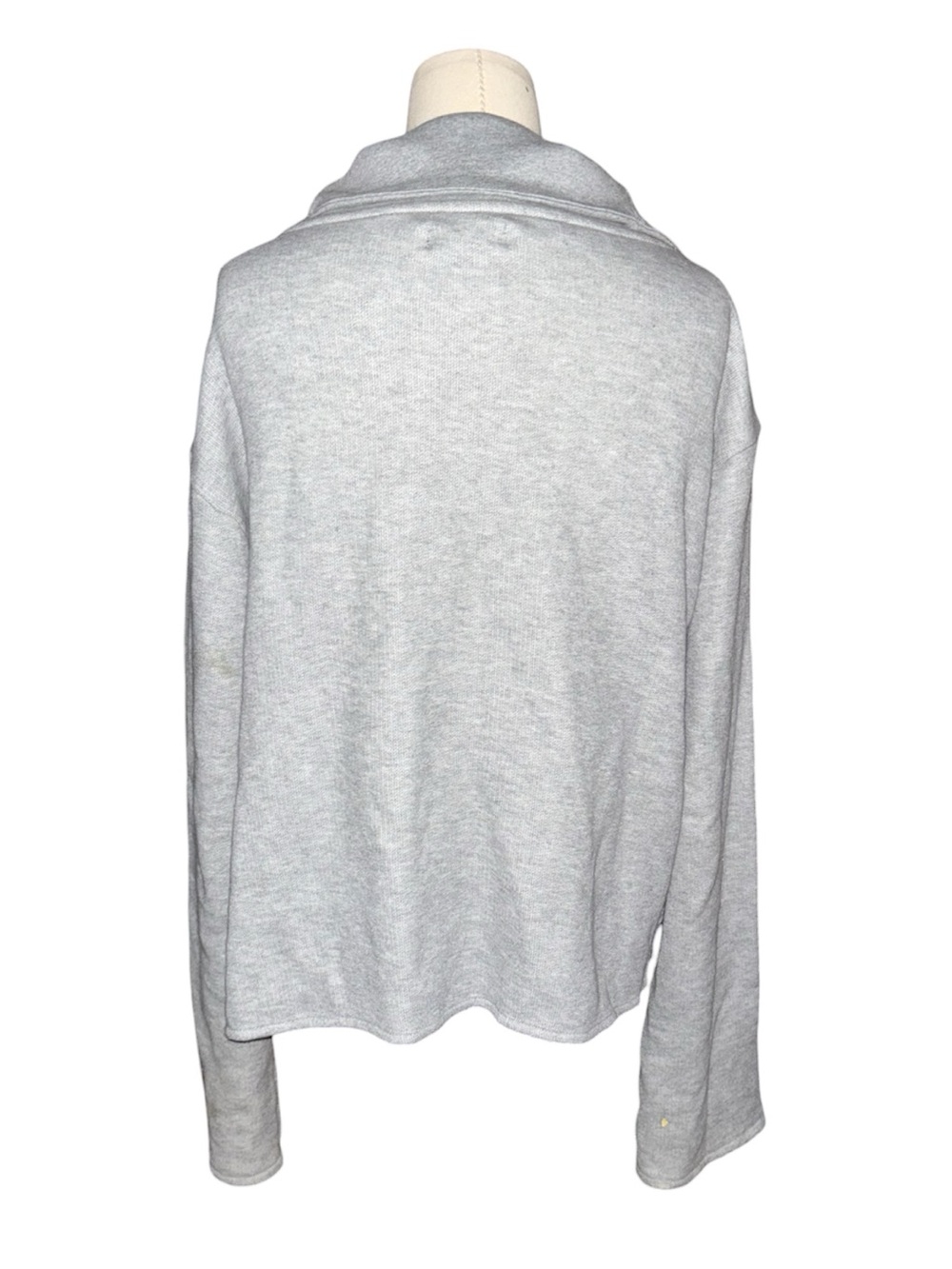 J. Crew Light Quarter-zip Pullover Sweatshirt - Picture 3 of 5